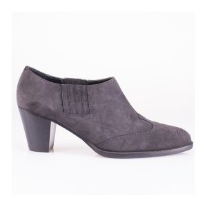 Grey suede shoe