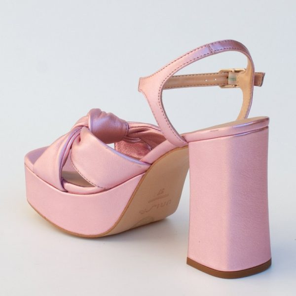 Sandalo alto rosa