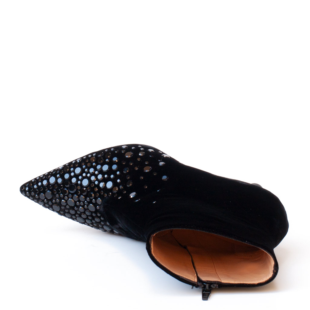 Stivaletto Elegante Nero Tacco Alto