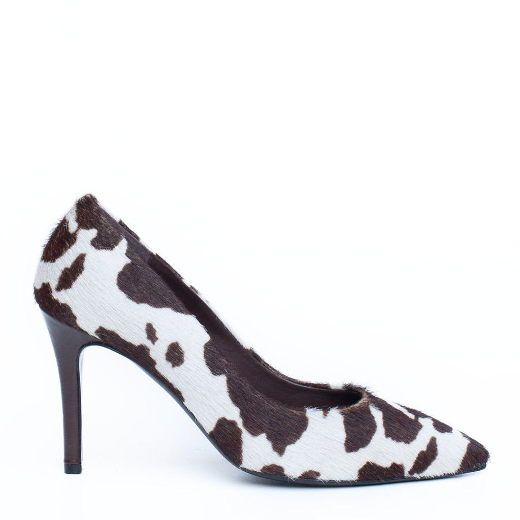High-heeled Pumps in Cowhide