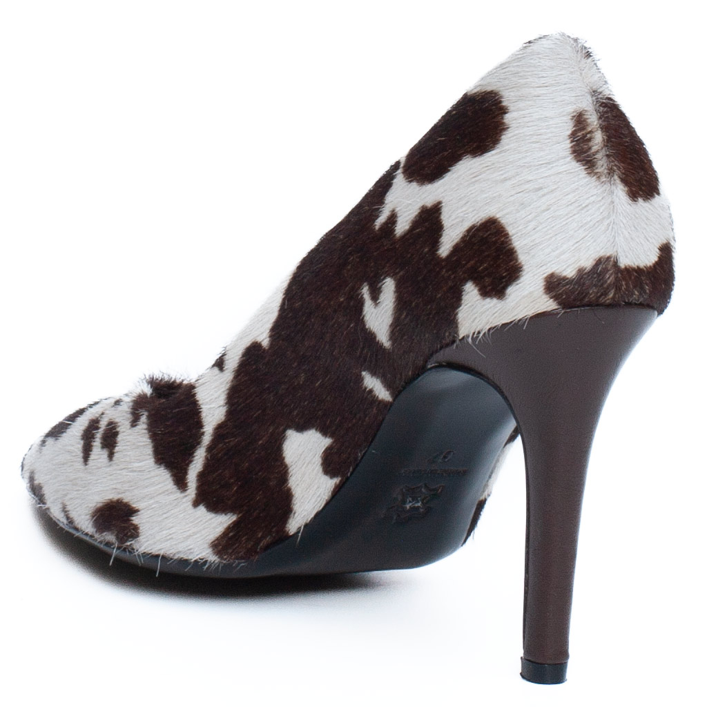 High-heeled Pumps in Cowhide