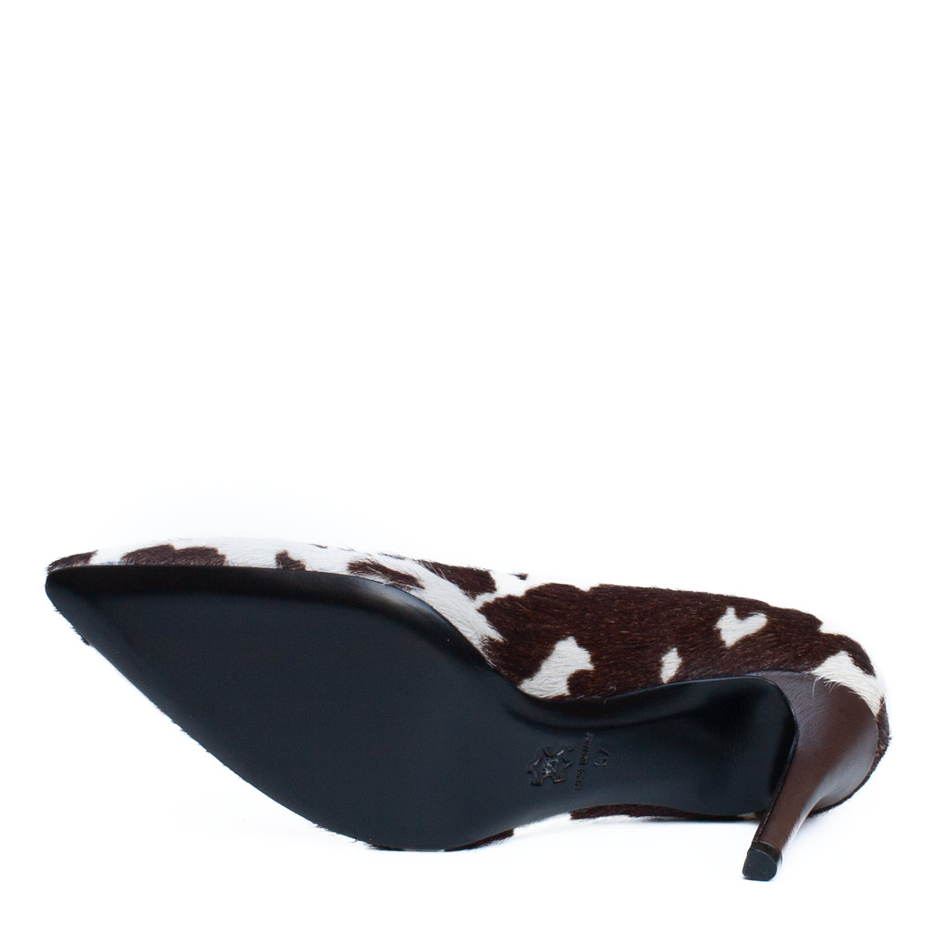 High-heeled Pumps in Cowhide