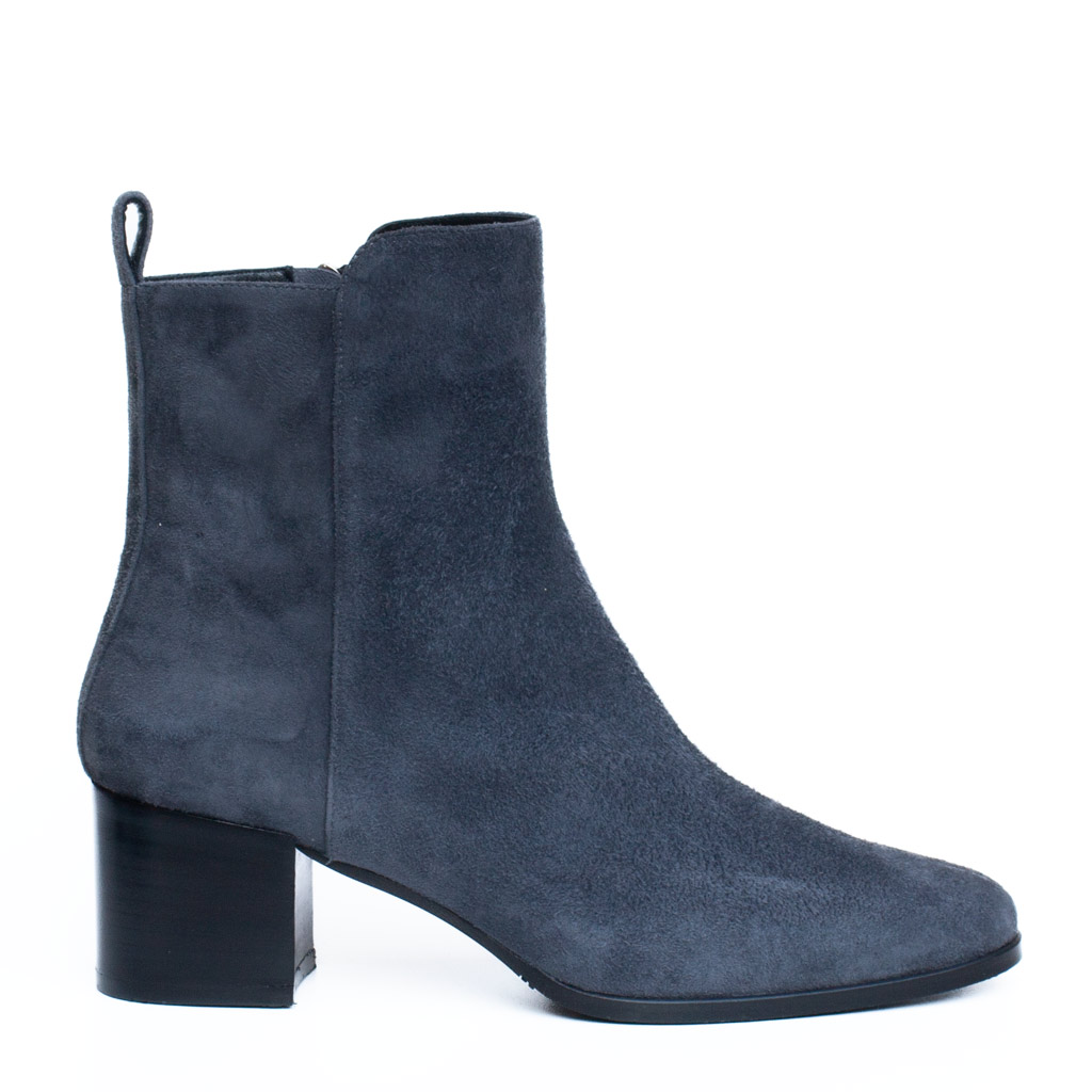 Stivaletto Donna Elegante Suede Grigio
