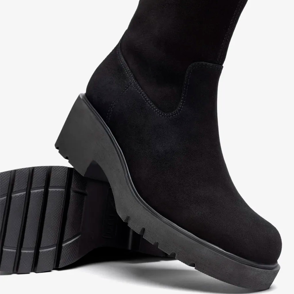 Para Javito Unisa Black Suede Ankle Boots