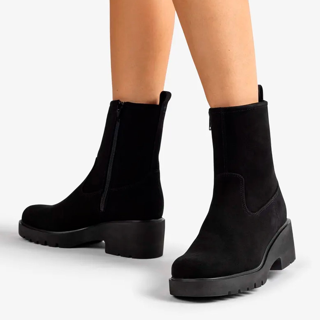 Para Javito Unisa Black Suede Ankle Boots