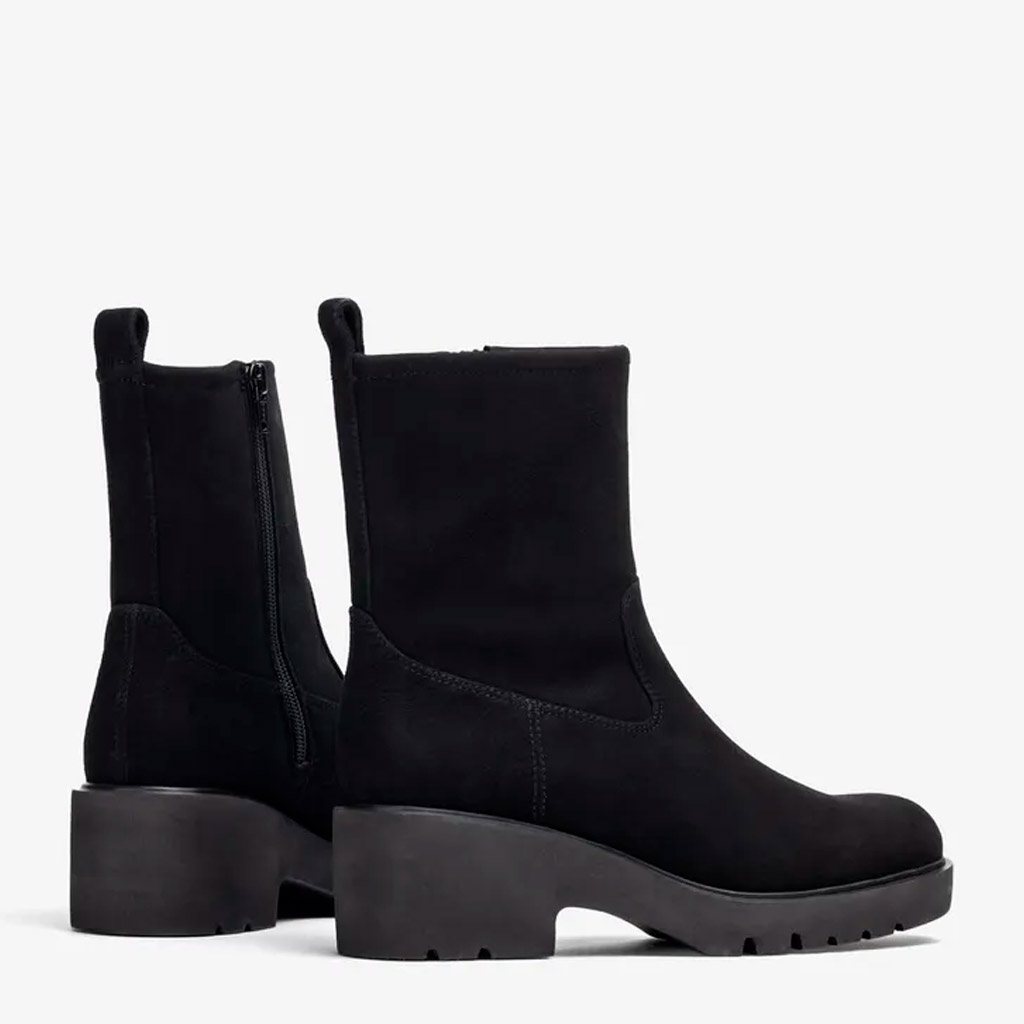 Para Javito Unisa Black Suede Ankle Boots