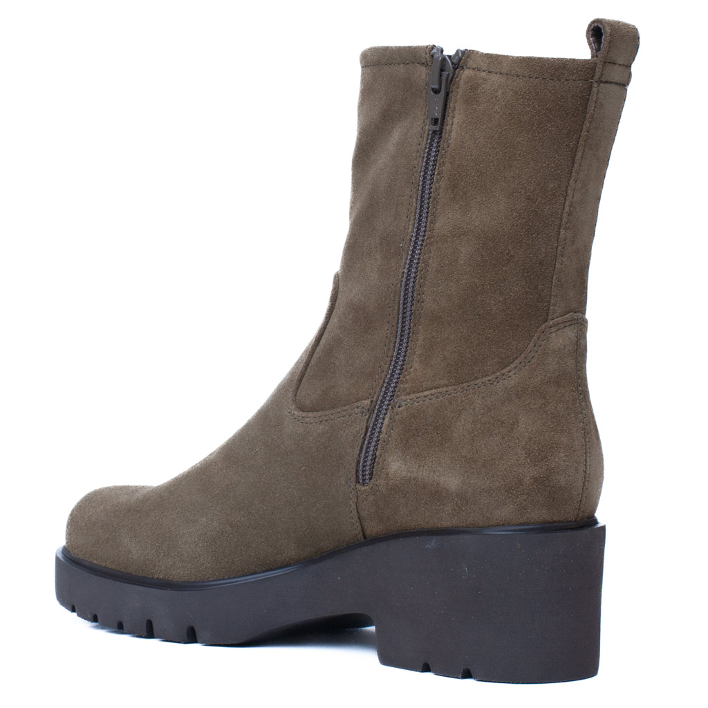 Para Javito Unisa Green Suede Ankle Boots