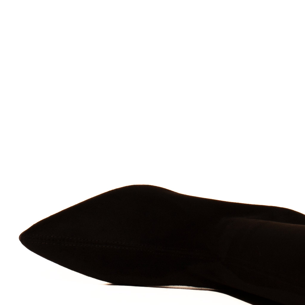 Stivale stretch nero alto