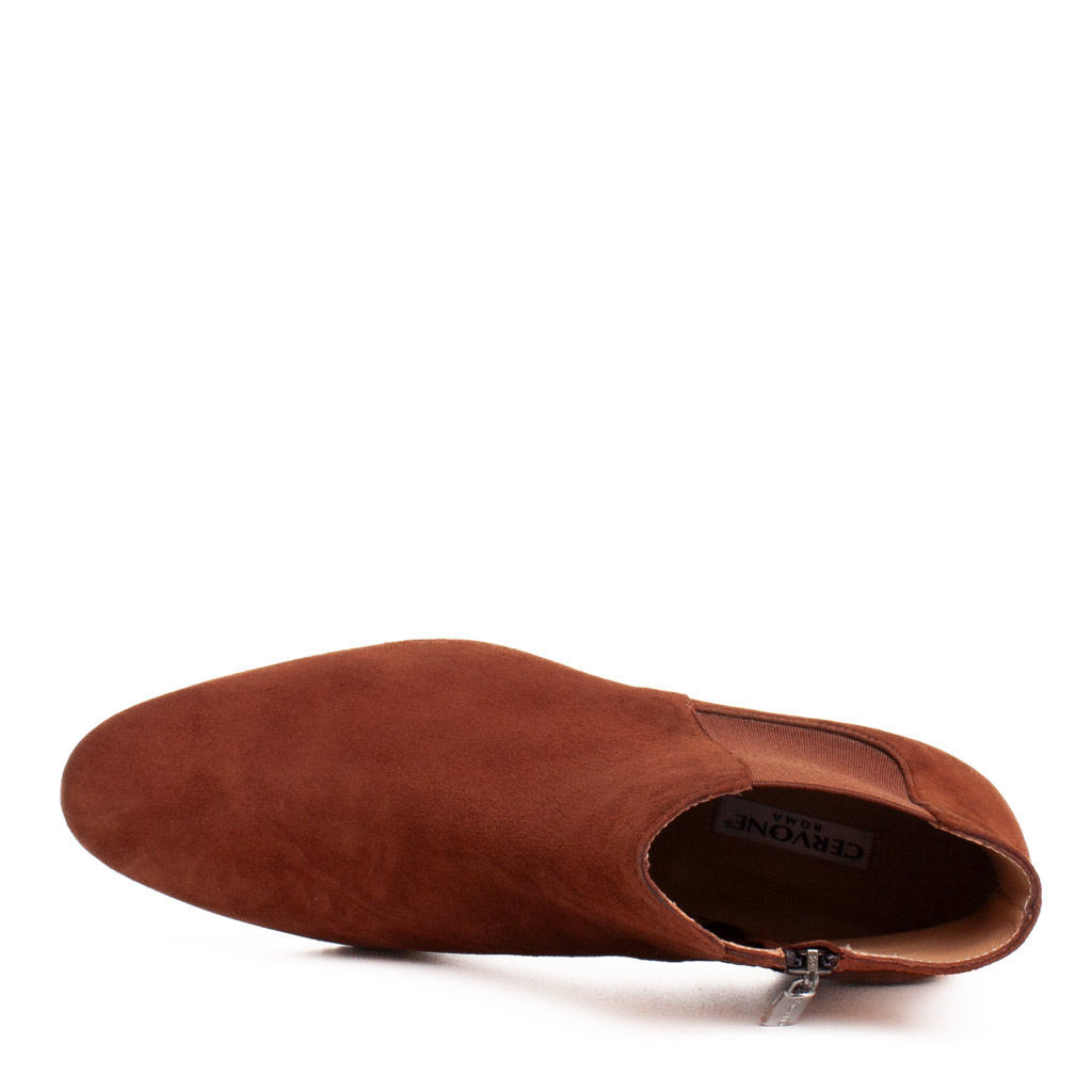 Stivaletto in Camoscio Cuoio da Donna Cervone