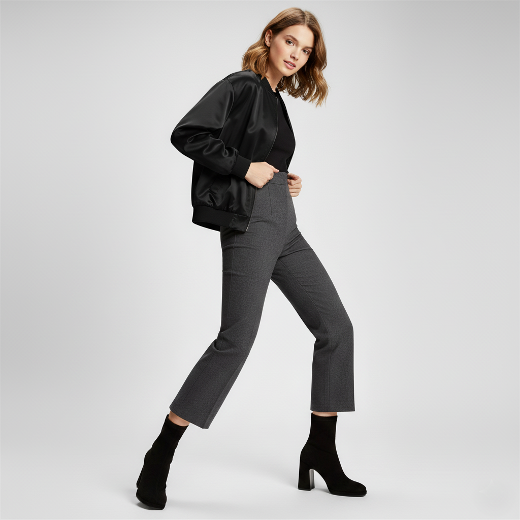 Stivaletto Nero Camoscio Tacco Spesso Alto Platform Lodi