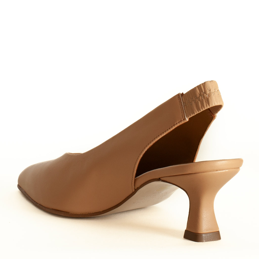 Chanel Beige Tacco Medio Pedro Miralles in Pelle