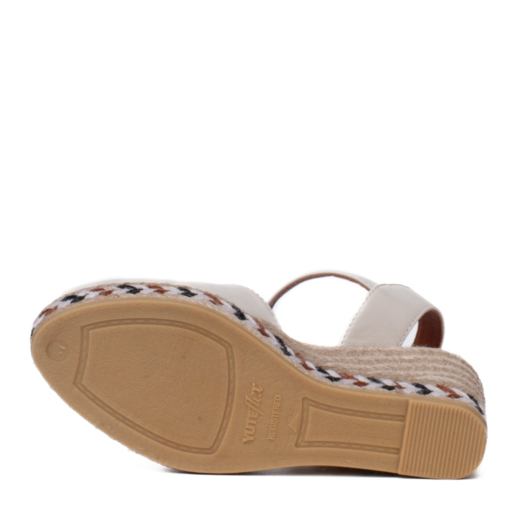 Espadrillas nappa avorio spuntate Viguera