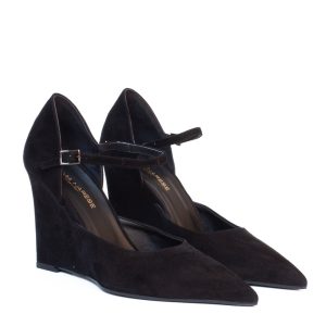 scarpa-nera-in-camoscio-a-punta-con-zeppa-e-cinturino