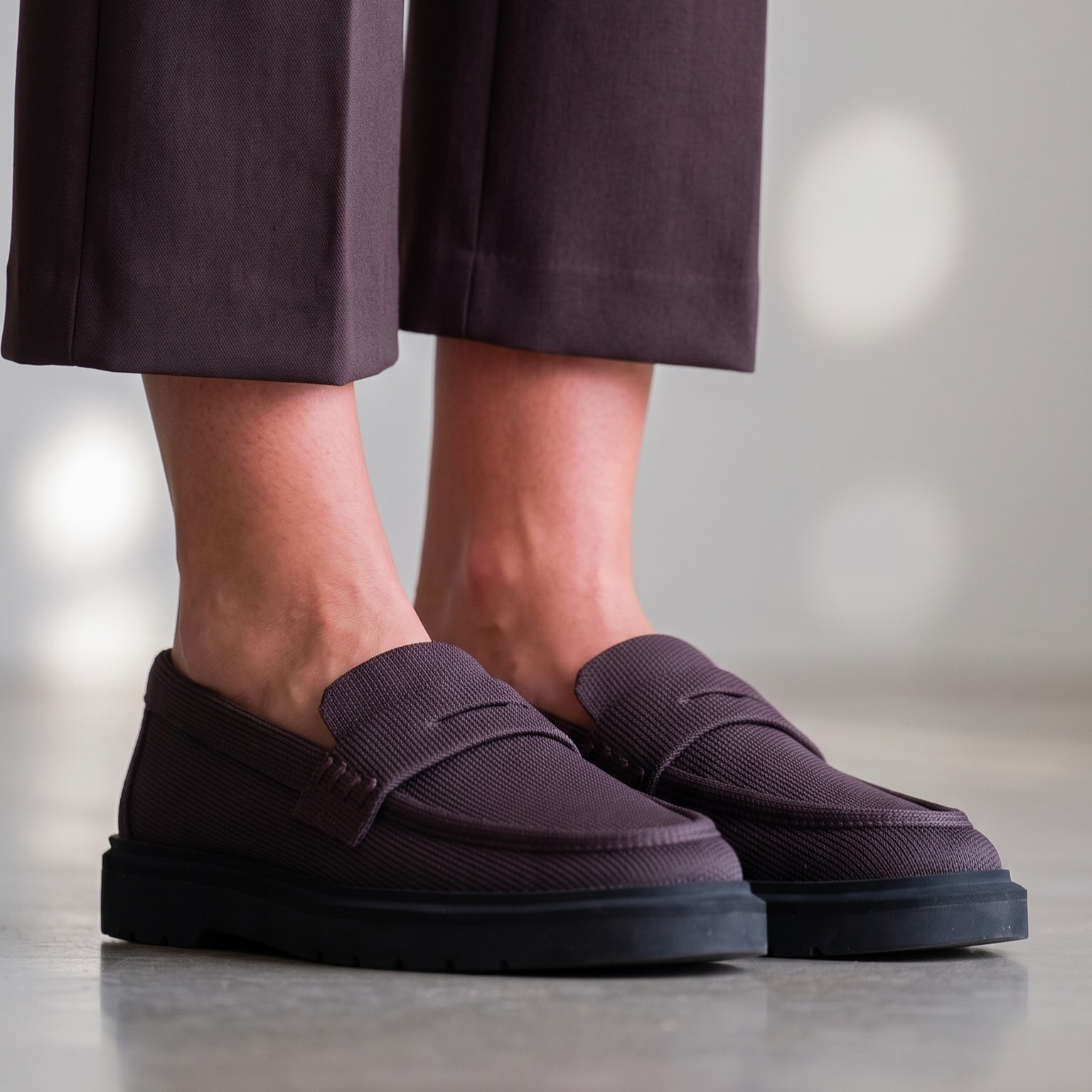 Mocassino Elastico Marrone Donna Miss Elastic