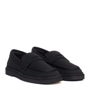 mocassino tessuto elasticizzato nero di Miss Elastic