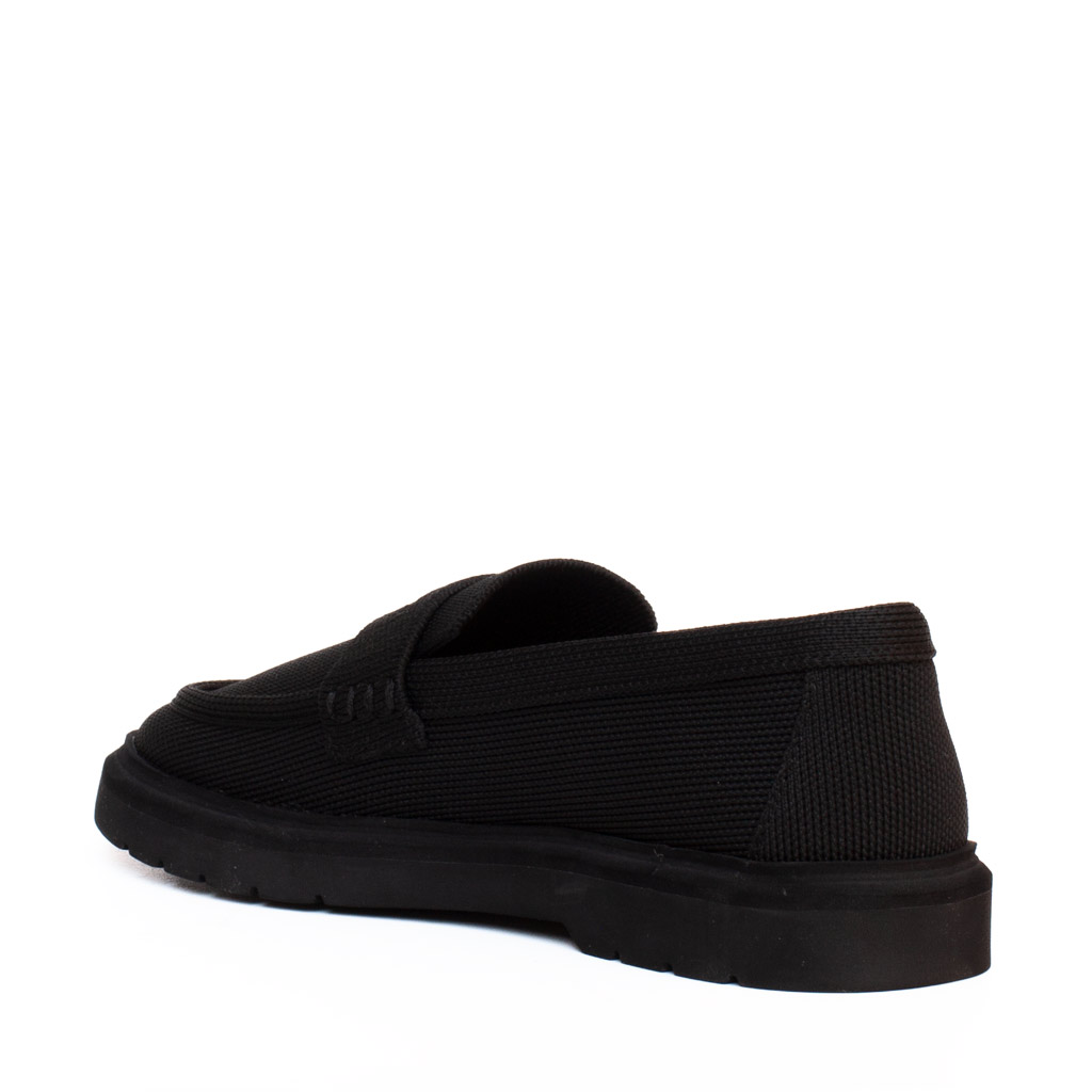 Mocassino Elastico Nero Donna Miss Elastic