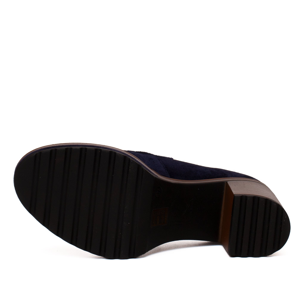 Mocassino con plateau blu Pons Quintana Olivia