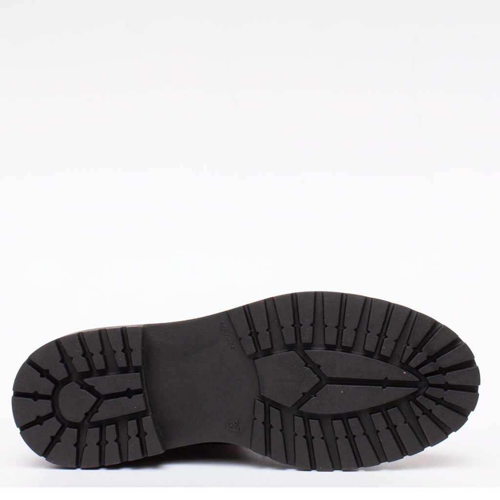 Anfibio marrone in pelle MJUS da donna con zip