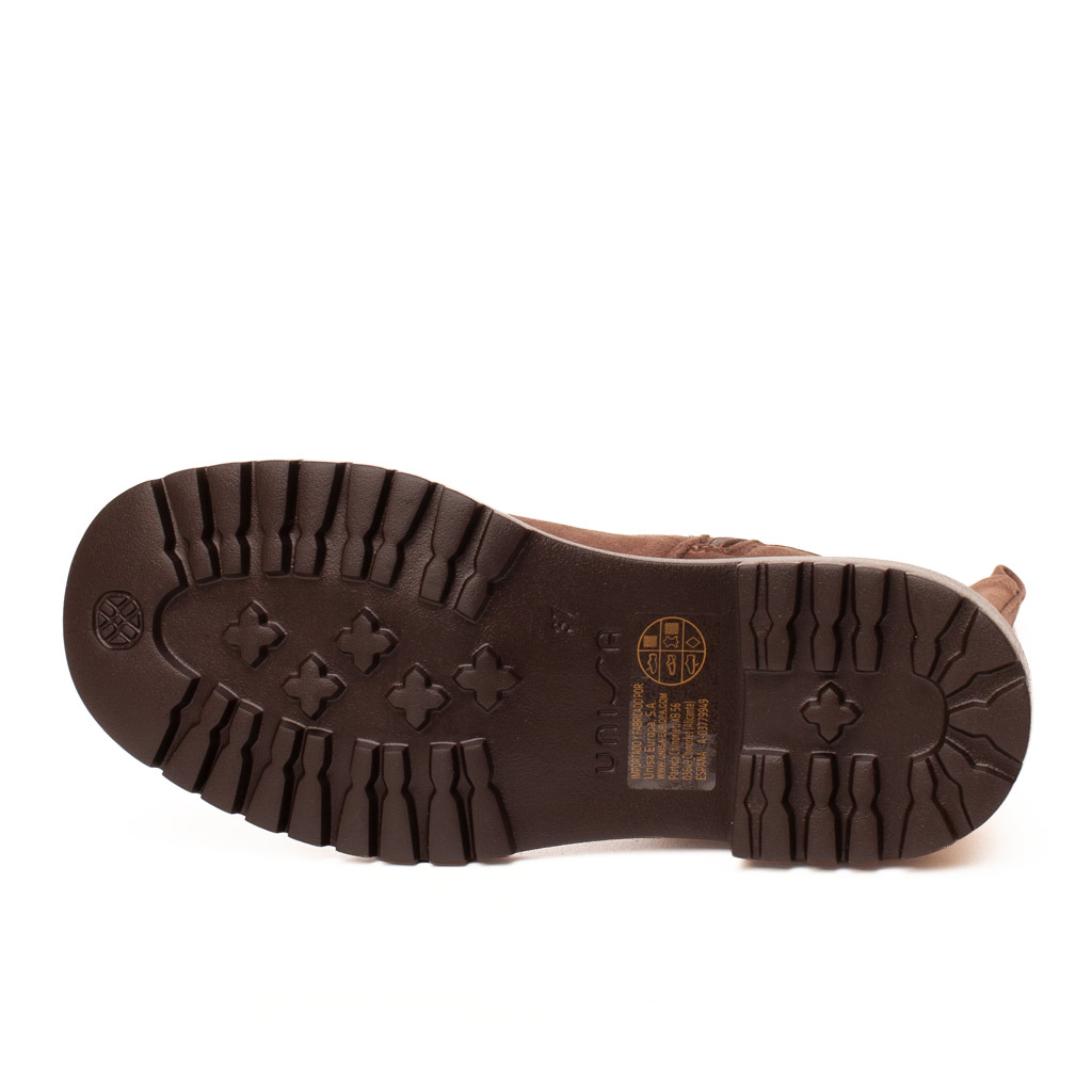 Stivaletto biker camoscio tortora
