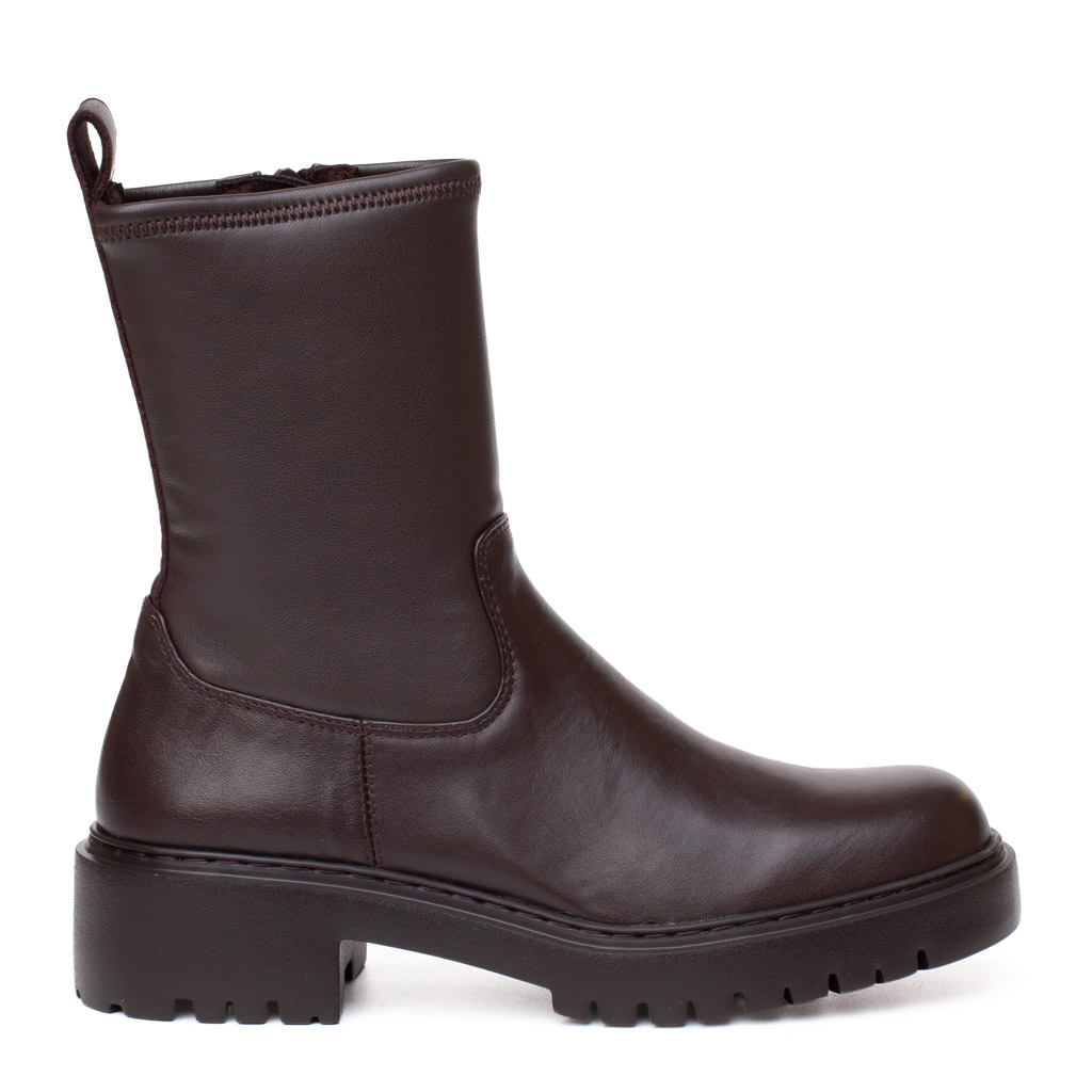 Stivaletto Biker Marrone Unisa Guido Gambale Stretch