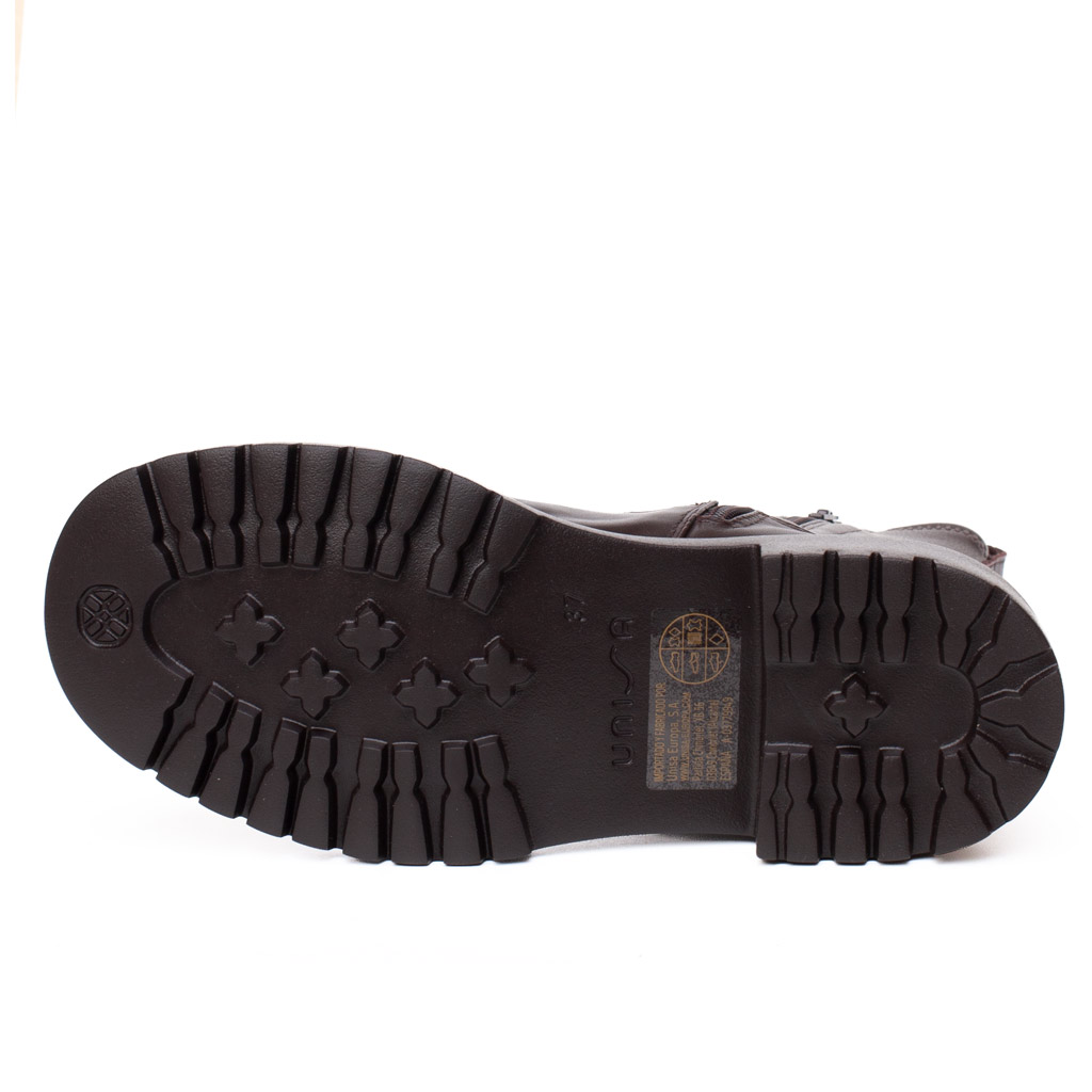 Stivaletto Biker Marrone Unisa Guido Gambale Stretch