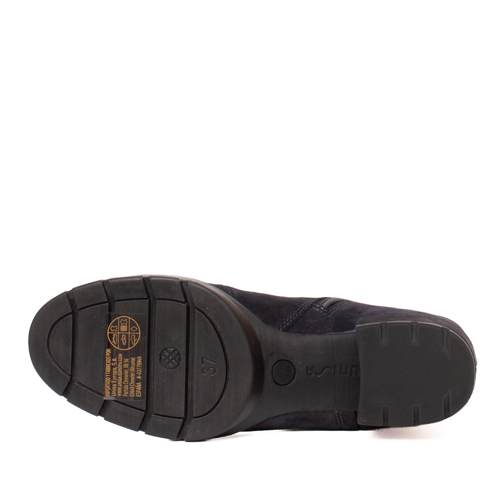 Stivaletto Camoscio Blu Unisa Jeque