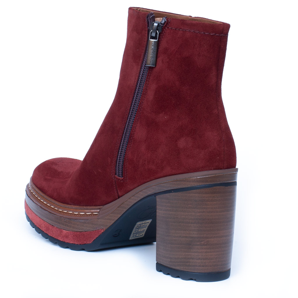 Stivaletto Camoscio Bordeaux Pons Quintana Olivia