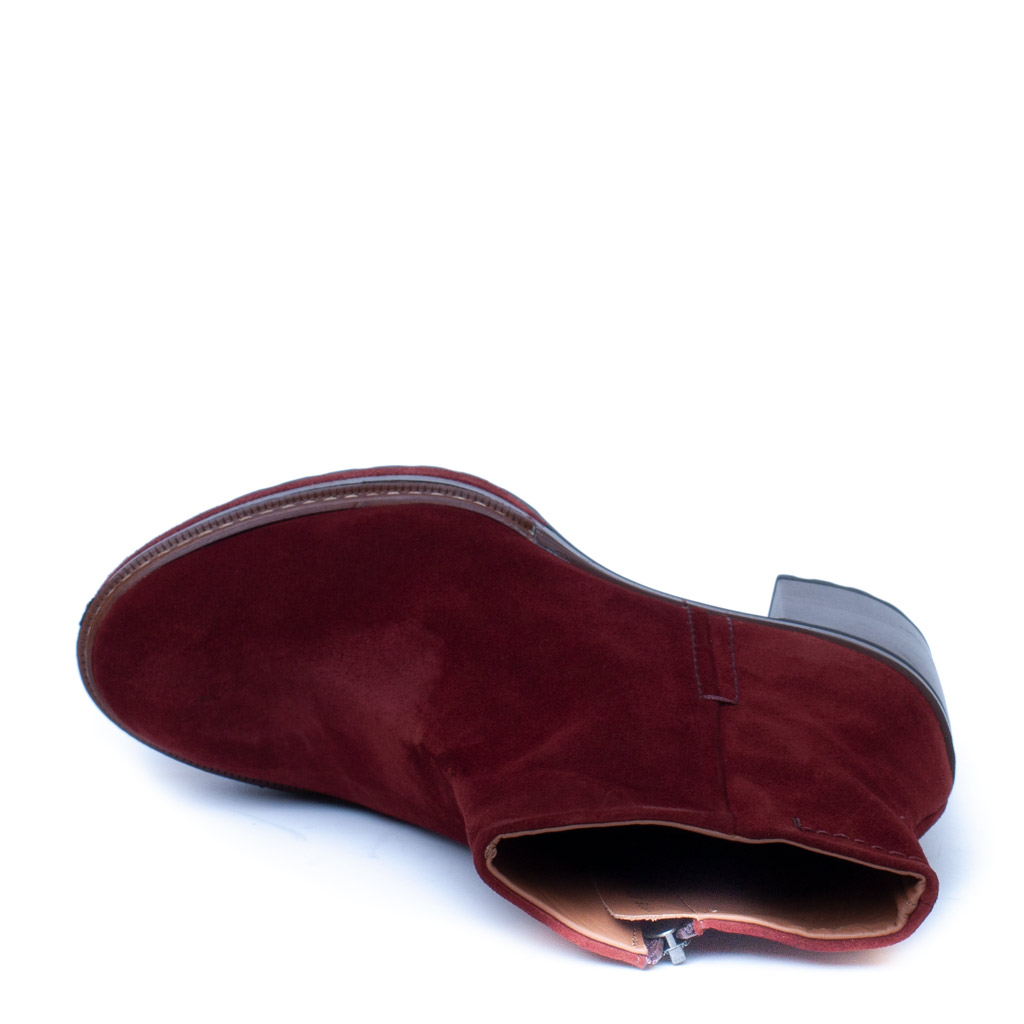 Stivaletto Camoscio Bordeaux Pons Quintana Olivia
