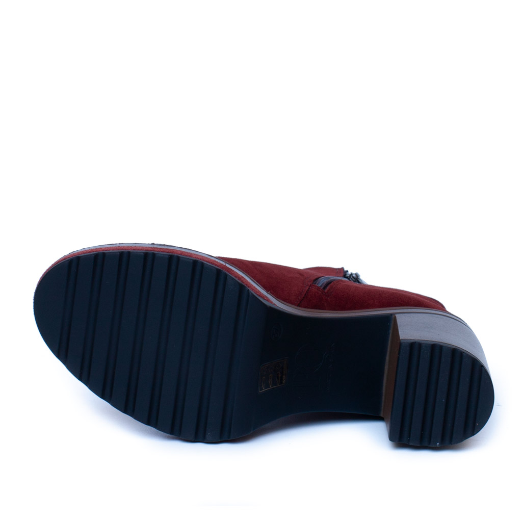 Stivaletto Camoscio Bordeaux Pons Quintana Olivia