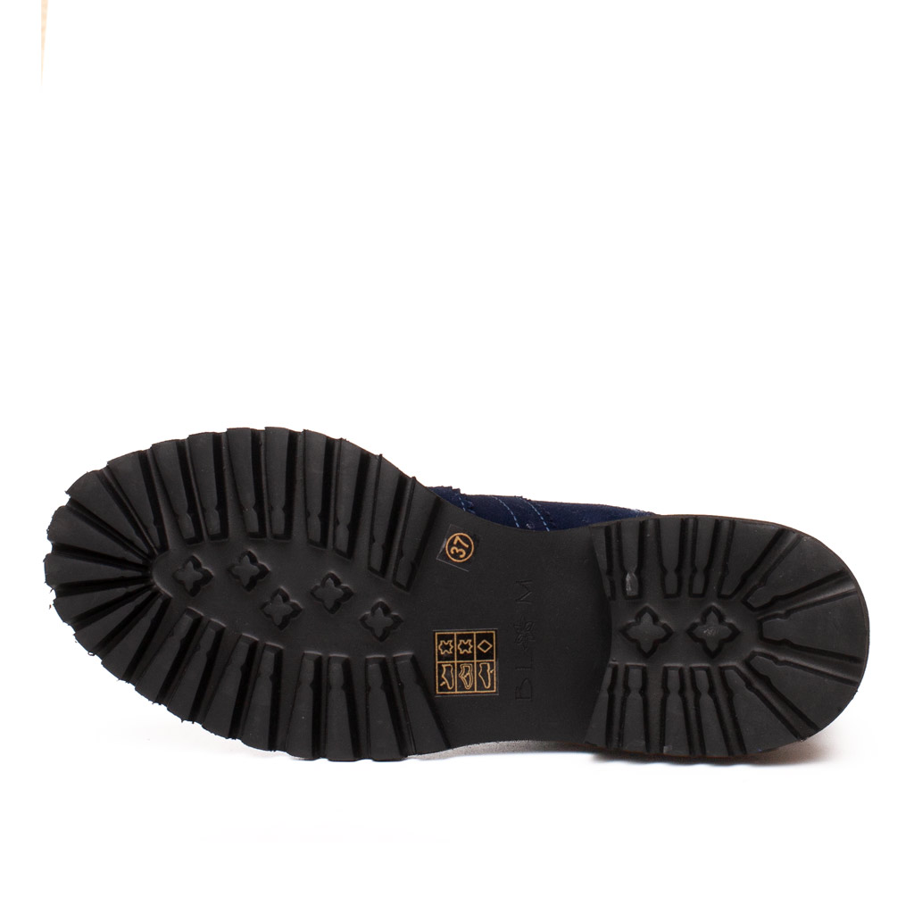Stivaletto Chelsea Camoscio Blu da Donna
